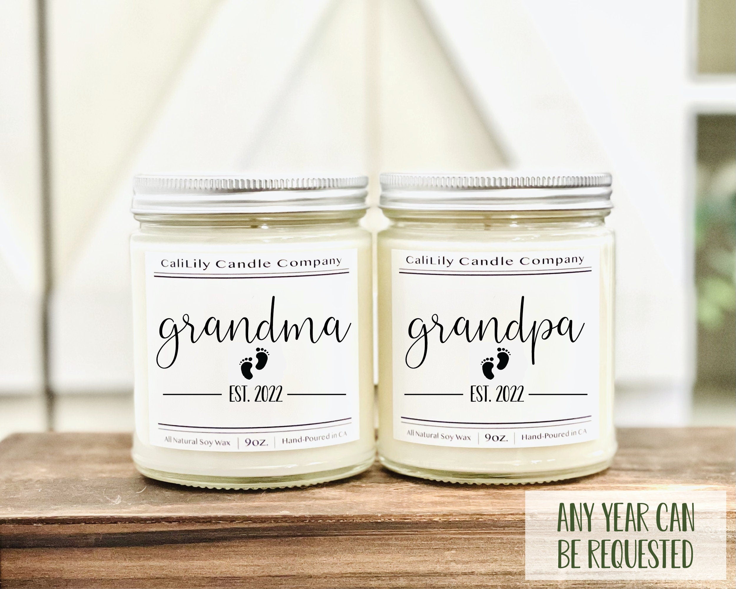 Grandma & Grandpa Established 2024 (Set of 2)
